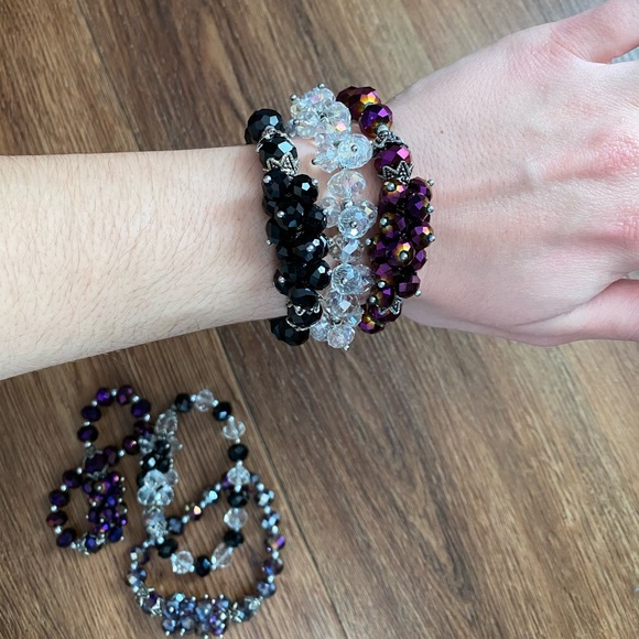 Set of bracelets (6) - Picture 3 of 3